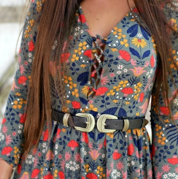 Xhiliration Rare folk print dress - Picture 9 of 9